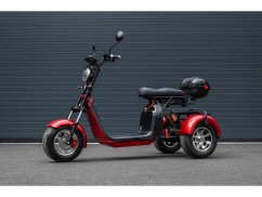 Elektrická tříkolka Leramotors Scooters C5 2000W červená