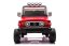 Beneo Elektrické autíčko Toyota FJ Cruiser XXL s pohonom 4x4, licencované (Dvojmiestne), červené, Prenosná lítiová batéria, Vysoký podvozok, Dve sedadlá, Odpružená zadná náprava, 2,4 GHz Diaľkový ovládač, MP3 prehrávač s Bt, LED