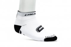 Cyklistické ponožky Crussis, bílo-černé