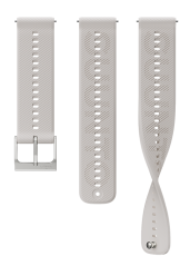 Suunto 22mm Athletic 6 Silicone Strap feather gray S+M