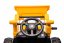 Beneo Licencovaný elektrický Bagr Caterpillar se svahovací lžící, Jednomístný, žlutý, USB vstupem na MP3 Přehrávači, Zadním pohonem s 2 x 30W Motory a Lithiovou baterií