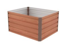 Vyvýšený záhon G21 Daisy 100 x 80 x 52 cm, plechový, hnědý