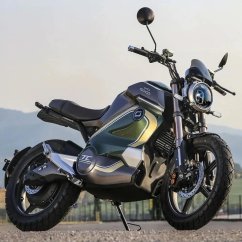 Elektrický motocykel Super Soco TC Wanderer dual battery modrý