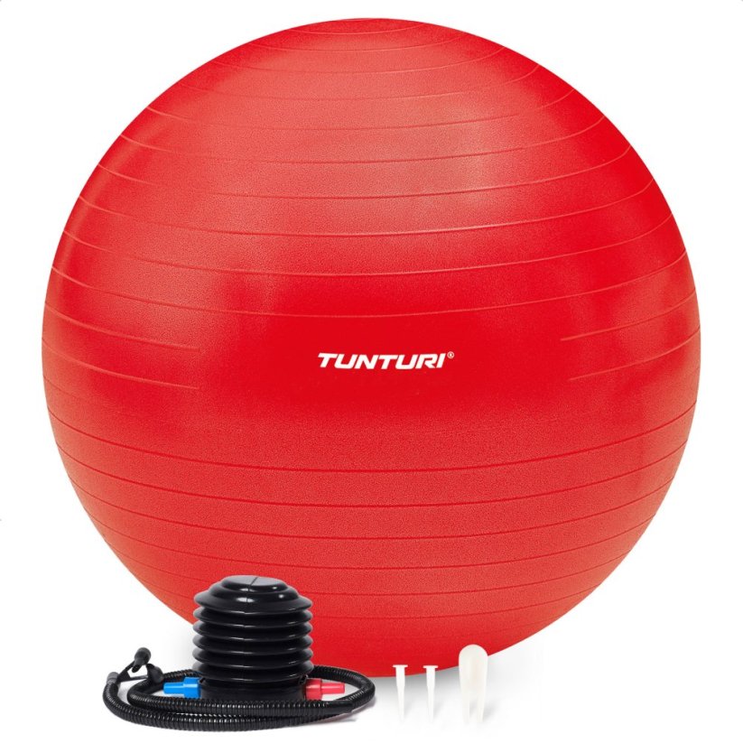 Gymnastický míč Tunturi zesílený 75 cm červený