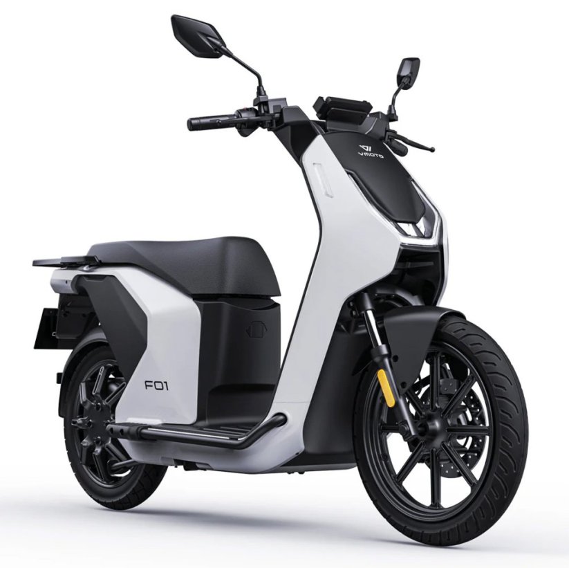 Motocykel Super Soco F01 biely