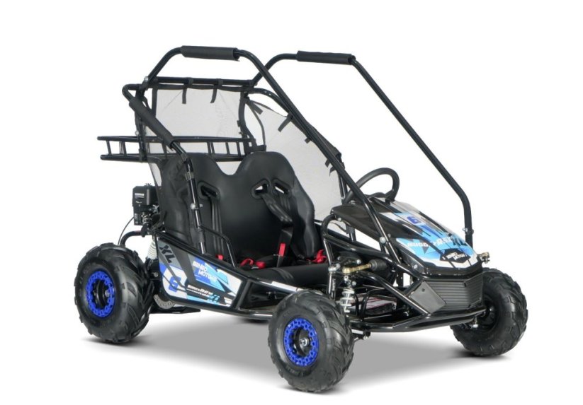 Benzínový kočárek pro děti Beneo Motors BUGGY RSX XL modrý - 212cm3