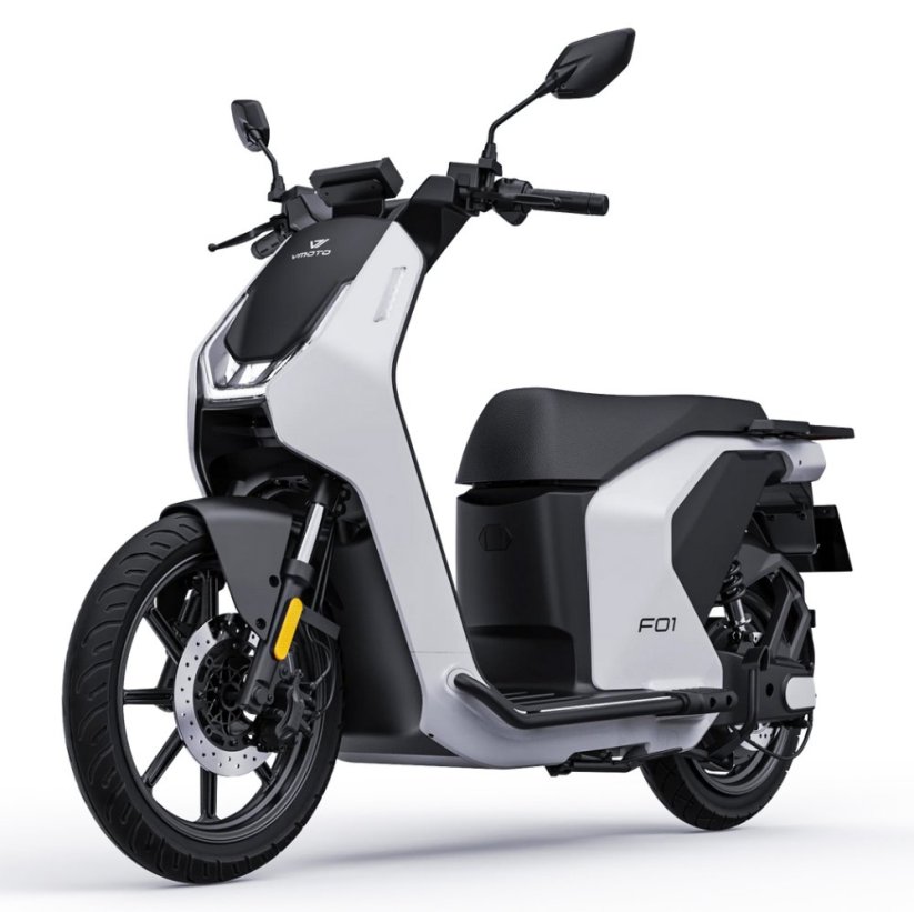 Motocykel Super Soco F01 biely