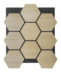 Akustický panel G21 81,5x66,5x2,1 cm pláství, přírodní dub