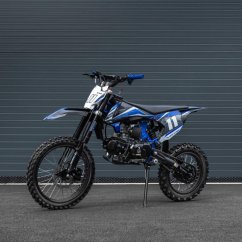 Pitbike Leramotors Shark 125ccm E-Start 4T 17/14 modrá