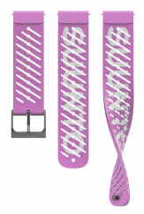 Suunto 22mm Athletic 5 Silicone Strap Orchid Purple S+M