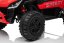 Elektrické auto Beneo T-REX Ride 4x4 dvoumístné 24V, červené, MP3 přehrávač se vstupem USB/AUX, pohon 4x4, lithiová baterie, odpružení, dálkové ovládání, LED světla
