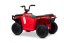 Elektrická čtyřkolka Beneo Arctic Cat 12V se zadním pohonem, červená, LED světla, lithiová baterie, 2 x 25W motor, originální licence