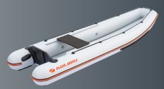 Kanoe Kolibri KM-330 CP šedý, pevná skladacia podlaha