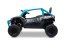 Elektrické autíčko Kawasaki TERYX KRX 1000 12V, modré, jednomiestne, odpružená zadná náprava, 2,4 Ghz diaľkové ovládanie, Lítiová batéria, 2 x 25W Motory, MP3 s USB/AUX