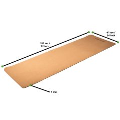 Korková podložka na jogu Tunturi Cork TPE Yoga Mat
