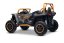 Elektrická buggy Arctic CAT XXL 4x4 24V, šedá, dvoumístná, měkká EVA kola, výkonné motory, lithiová baterie, MP3 přehrávač s Bluetooth, odpružená zadní náprava, koženková sedadla, originální licence