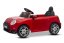 Beneo Elektrické auto BMW Mini Cooper 12V, červené, USB vstup s Bluetooth připojením na MP3 přehrávač, 2,4GHz dálkové ovládání, 2 x 25W motor, lithiová baterie, LED světla, ORIGINÁLNÍ licence