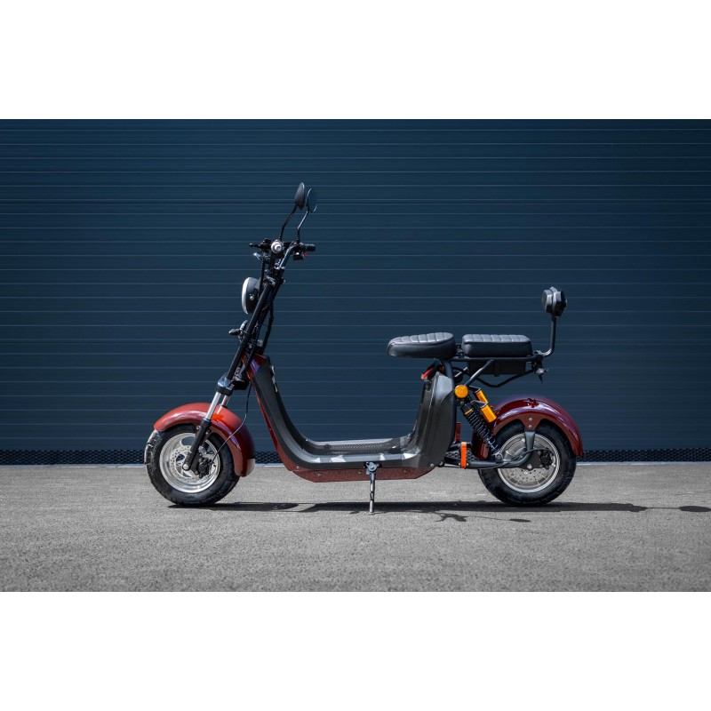 Elektrický skútr Lera Scooters C2 2000W hnědý