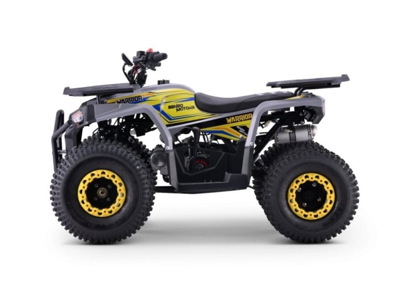 Benzínová štvorkolka pre deti Beneo Motors WARRIOR žltá - 125cm3