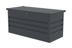Záhradný box G21 Denver 400 L, antracitový plechový