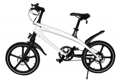 Skladací elektrobicykel ANTIK SmartCity e-bicykel biely