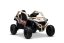 Elektrické autíčko Kawasaki TERYX KRX 1000 12V, khaki, jednomiestne, odpružená zadná náprava, 2,4 Ghz diaľkové ovládanie, Lítiová batéria, 2 x 25W Motory, MP3 s USB/AUX