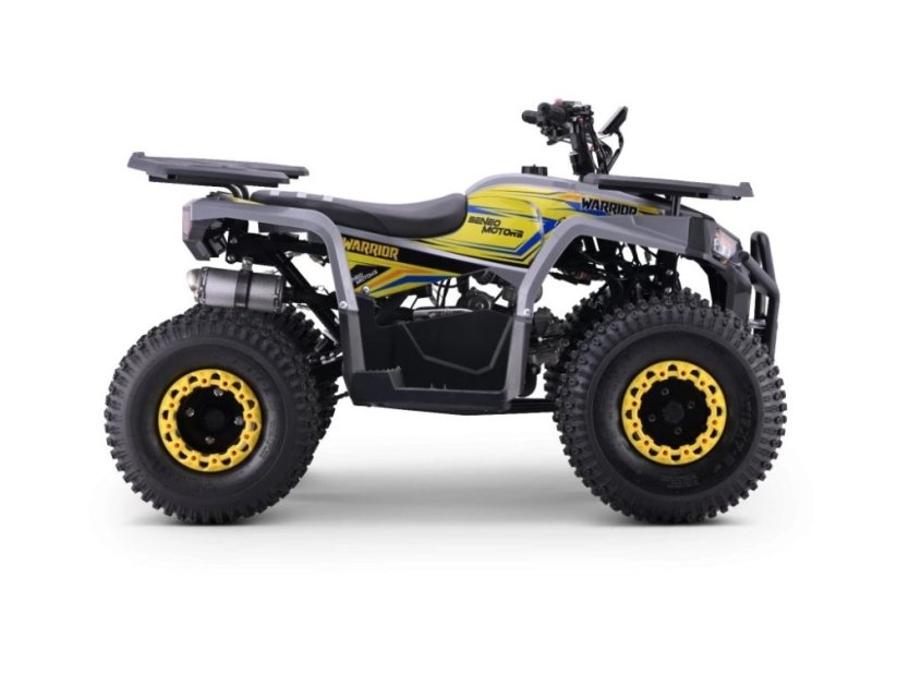 Benzínová štvorkolka pre deti Beneo Motors WARRIOR žltá - 125cm3