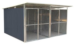 Koterec pre psa G21 KEN 886 - 322 x 275 cm, dvojmiestny, šedý