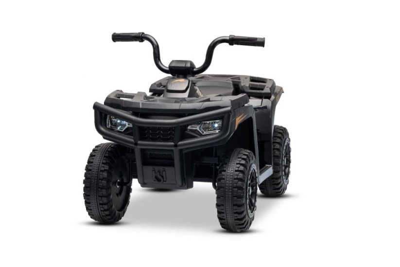 Elektrická čtyřkolka Beneo Arctic Cat 12V se zadním pohonem, černá, LED světla, lithiová baterie, 2 x 25W motor, originální licence