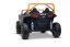 Elektrická buggy Arctic CAT XXL 4x4 24V, šedá, dvoumístná, měkká EVA kola, výkonné motory, lithiová baterie, MP3 přehrávač s Bluetooth, odpružená zadní náprava, koženková sedadla, originální licence