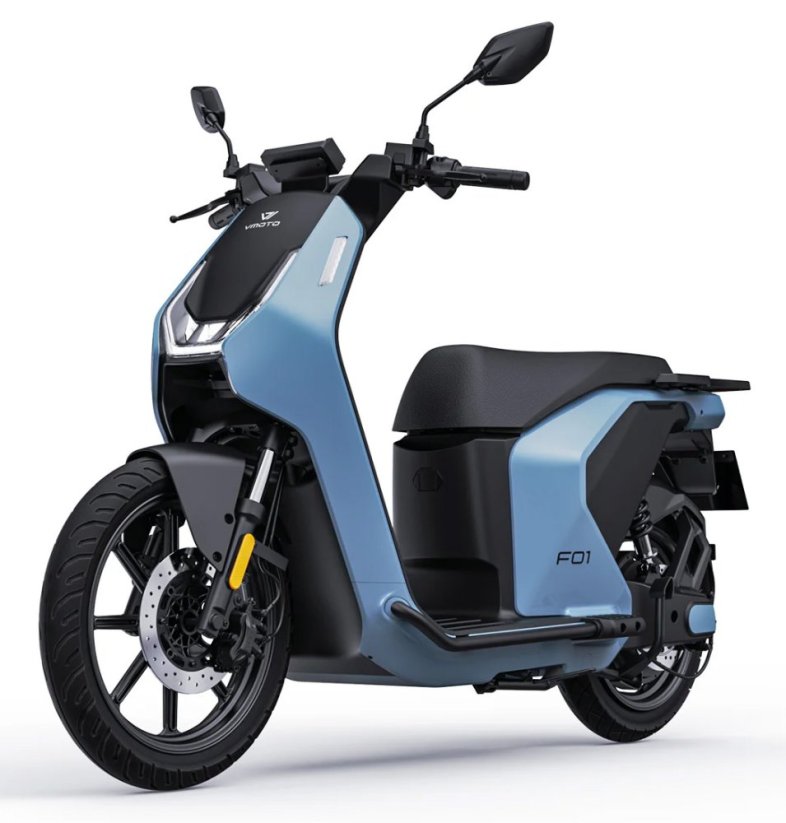 Motocykel Super Soco F01 modrý