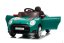 Beneo Elektrické auto BMW Mini Cooper 12V, zelené, USB vstup s Bluetooth připojením na MP3 přehrávač, 2,4GHz dálkové ovládání, 2 x 25W motor, lithiová baterie, LED světla, ORIGINÁLNÍ licence
