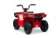 Elektrická čtyřkolka Beneo Arctic Cat 12V se zadním pohonem, červená, LED světla, lithiová baterie, 2 x 25W motor, originální licence