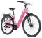 Mestský elektrobicykel Leader Fox Induktora 2023 ružová