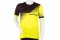 Sportovní tričko Crussis, krátky rukáv, žlutá - černá