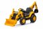 Beneo Licencovaný elektrický Bagr Caterpillar se svahovací i výkopovou lžící, Jednomístný, žlutý, USB vstupem na MP3 Přehrávači, Zadním pohonem s 2 x 30W Motory a Lithiovou baterií
