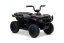 Elektrická čtyřkolka Beneo Arctic Cat 12V se zadním pohonem, černá, LED světla, lithiová baterie, 2 x 25W motor, originální licence