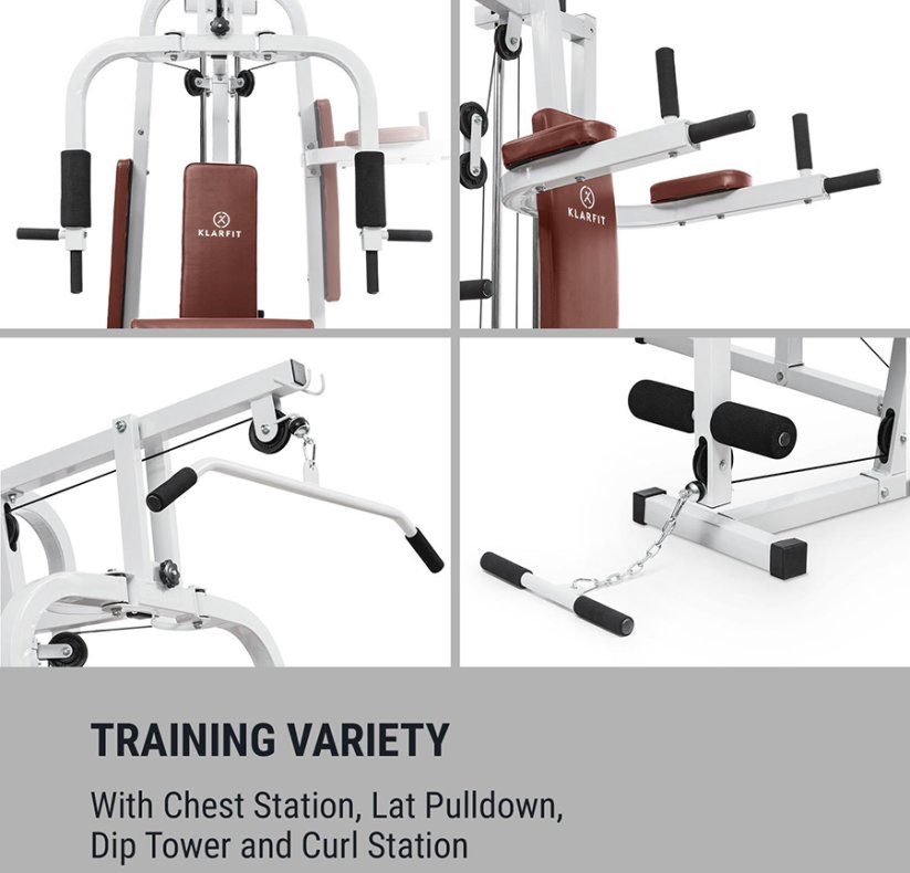 Klarfit ULTIMATE GYM 9000 biela