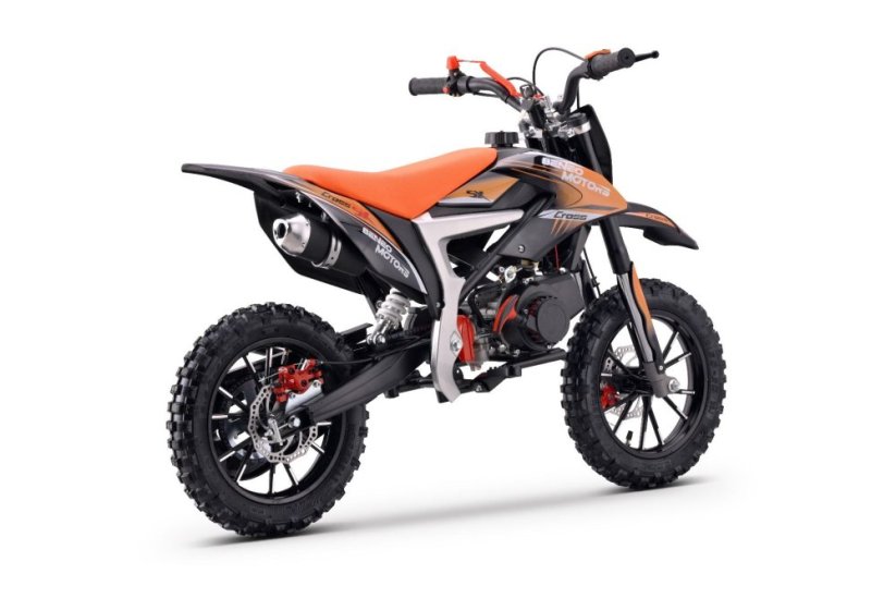 Benzínová motorka pre deti Beneo Motors CROSS SX oranžová - 50cm3