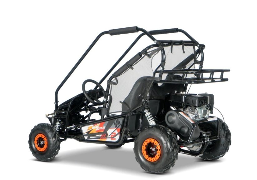 Benzínový kočárek pro děti Beneo Motors BUGGY RSX XL oranžový - 212cm3