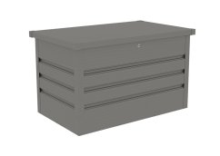 Záhradný box G21 Denver 280 L, metalický šedý plechový