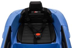 Beneo Elektrické autíčko Audi RS E-Tron GT 12V, modré, široké jednomístné sedátko, 2,4GHz dálkové ovládání, USB/AUX Vstup, Bluetooth, Odpružení, Lithiová baterie, LED světla, 2 X 25W Motor, ORIGINÁL licence