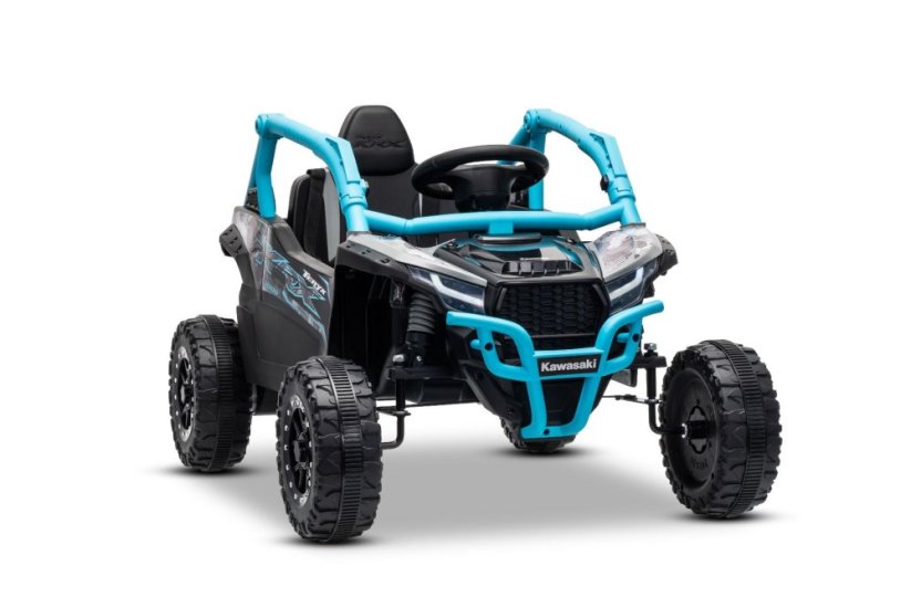 Elektrické autíčko Kawasaki TERYX KRX 1000 12V, modré, jednomiestne, odpružená zadná náprava, 2,4 Ghz diaľkové ovládanie, Lítiová batéria, 2 x 25W Motory, MP3 s USB/AUX