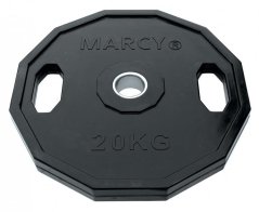 Kotouč olympijský pogumovaný 25 kg hranatý Tunturi