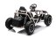 Beneo Elektrická Motokára SPORT-KART 24V, černá, EVA kola, Koženkové sedátko, 2 x 50W Motor, 24V Baterie, Masivní kovová konstrukce