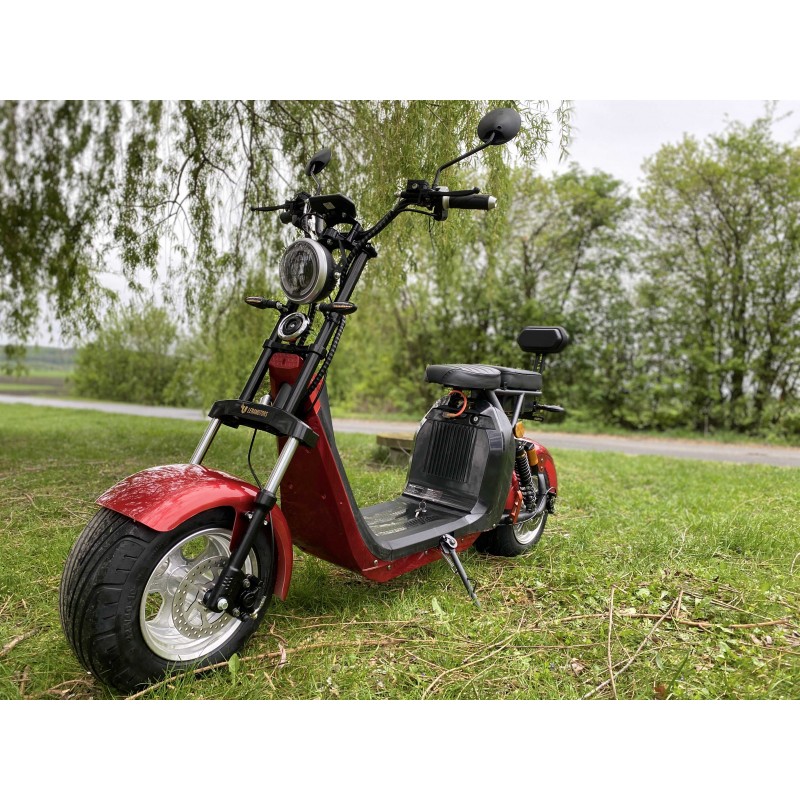 Elektrická koloběžka Lera Scooters C2 2000W červená