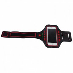 Pouzdro na mobil Tunturi Led Phone červená