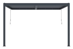 Bioklimatická pergola G21 Trenton 4x3 m, antracitová hliníková
