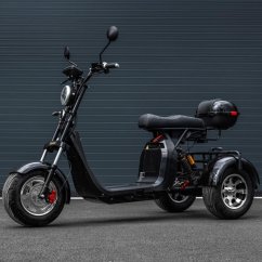 Elektrická tříkolka Leramotors Scooters C5 2000W Black