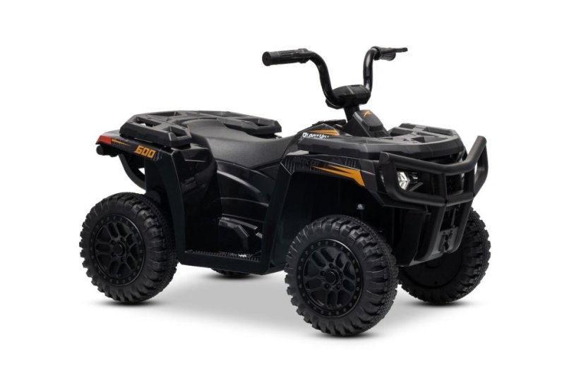 Elektrická čtyřkolka Beneo Arctic Cat 12V se zadním pohonem, černá, LED světla, lithiová baterie, 2 x 25W motor, originální licence